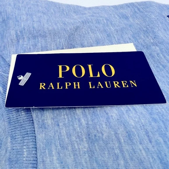 POLO RALPH LAUREN BLUE T-SHIRT, EXTRA LARGE (XL) - Picture 9 of 13